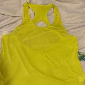BNWT Zyia Lime Vented Open Back Tank XXXL